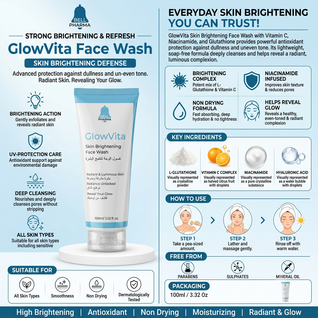 GlowVita Skin Brightening Face Wash