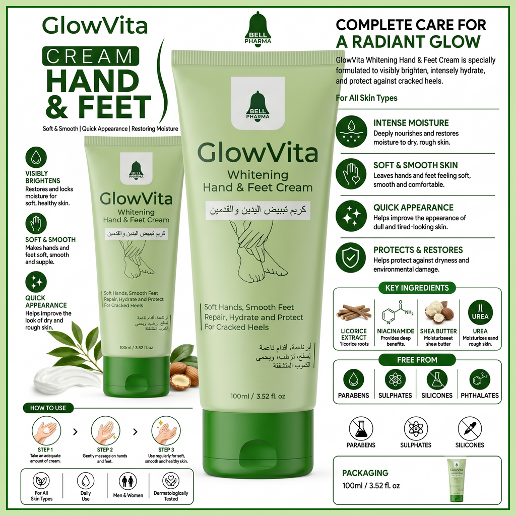 GlowVitaWhitening Hand & Feet Cream