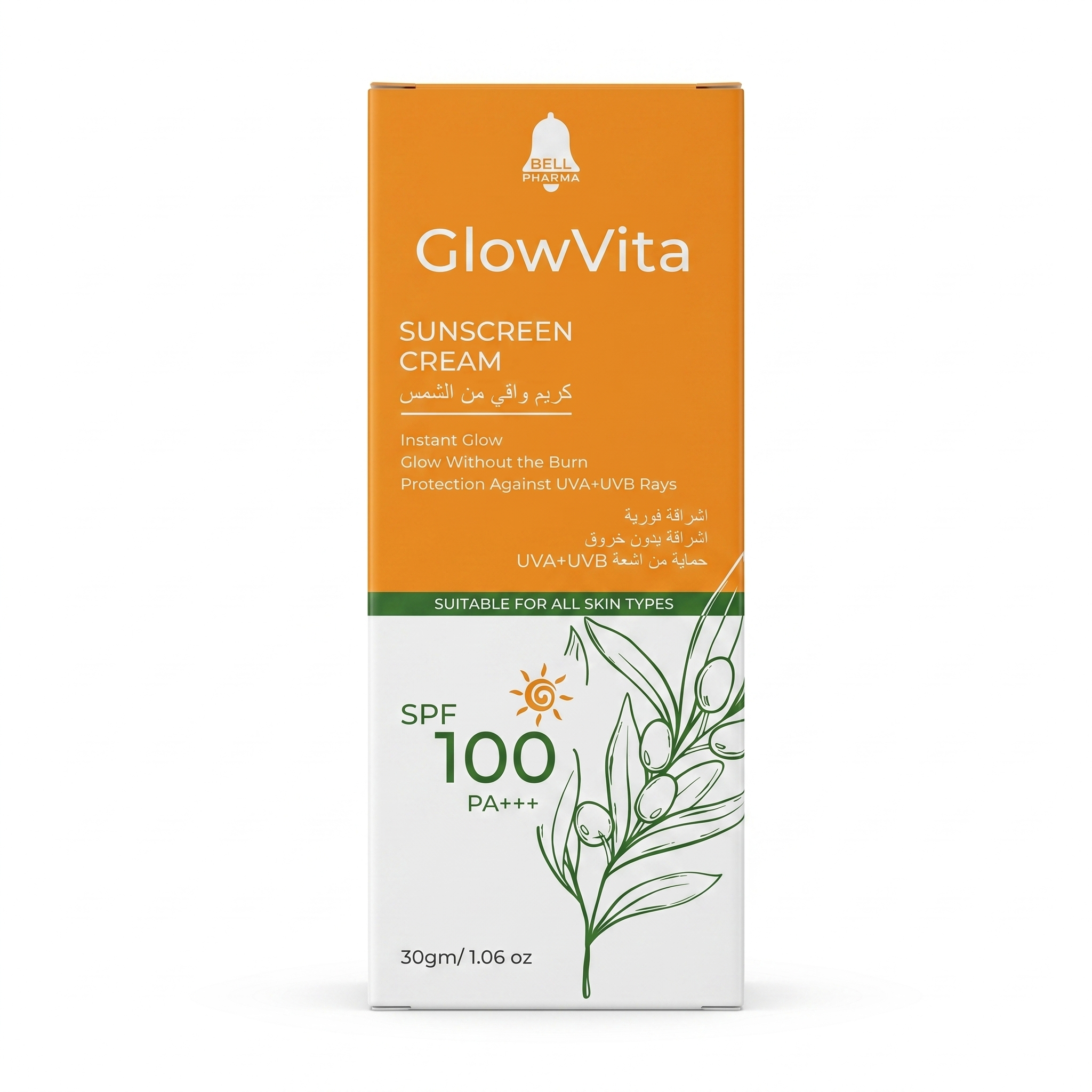 GlowVita Sunscreen Cream SPF 100 PA+++