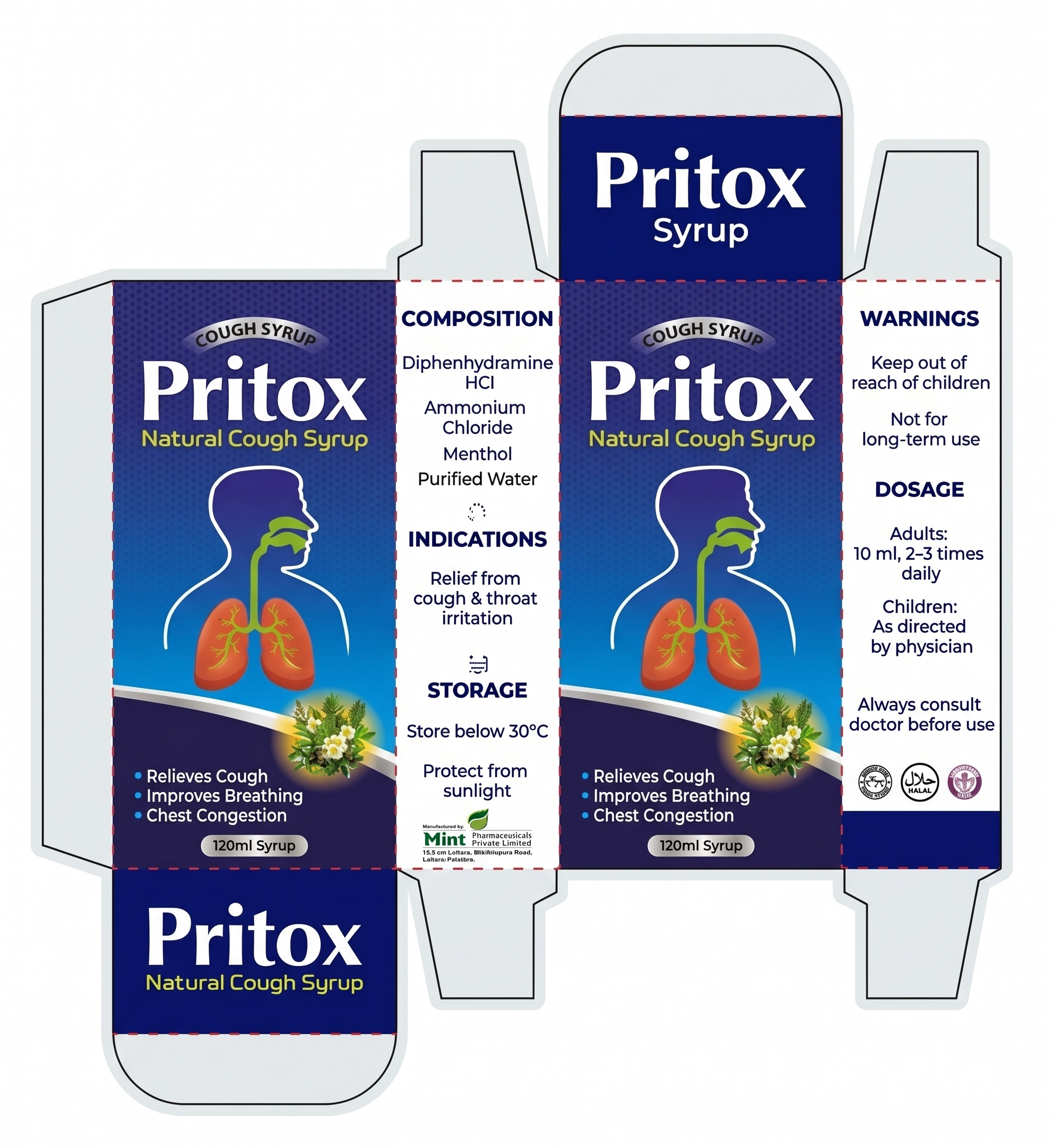 Bell Pharma Pritox Natural Cough Syrup