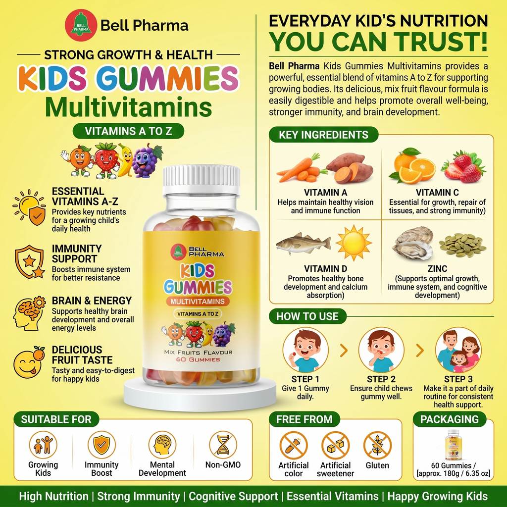 Bell Pharma Kids Gummies Multivitamins